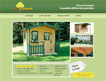 Tablet Screenshot of lineaorizzonti.it